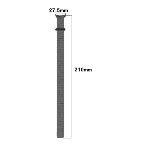 Google Pixel Watch milanesisk urrem i metal - Sort