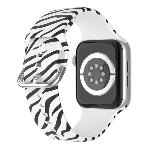 Apple Watch Series 8 (45mm) / Kello Ultra cool kuvioitu silikoninen ranneke - Seepra Printti