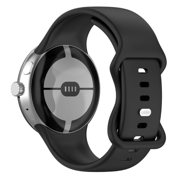 Google Pixel Watch silikoninen ranneke - Musta