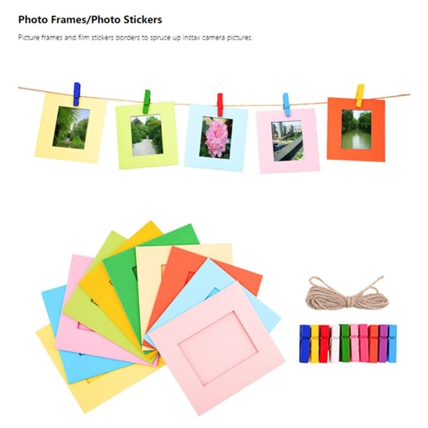 Fujifilm Instax Mini 11 / 9 / 8 kameratilbehørssett - Rosa