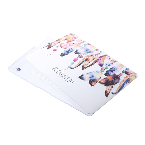 MacBook Pro 13 Retina (A1425, A1502) cover med cool mønster - Vedhæng Med Fjer