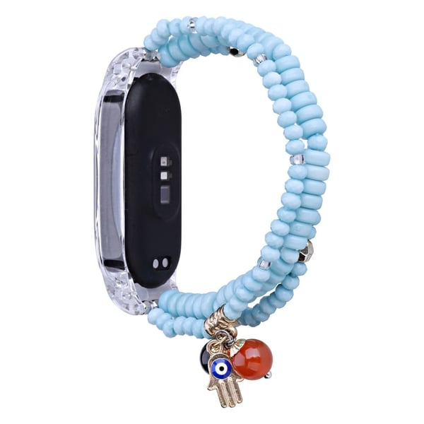 Xiaomi Mi Smart Band 4 / 3 ferie perle stil klokkerem - Innsjøblå