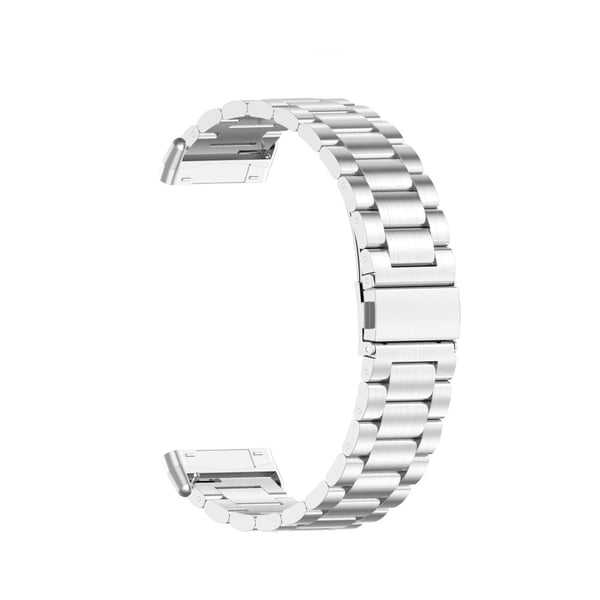 Fitbit Sense 2 / Versa 4 / 3 ruostumattomasta teräksestä valmistettu ranneke - Hopea