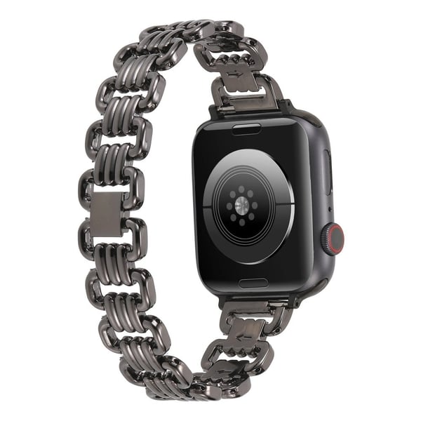 Apple Watch Series 8 (45 mm) / Watch Ultra stilig klokkerem i ringstil - Svart