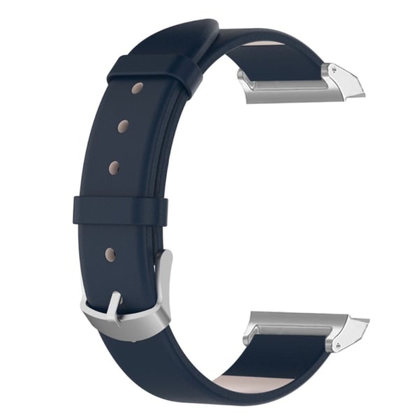 Huawei Watch GT Cyber läderarmband med metalladapter - Mörkblå