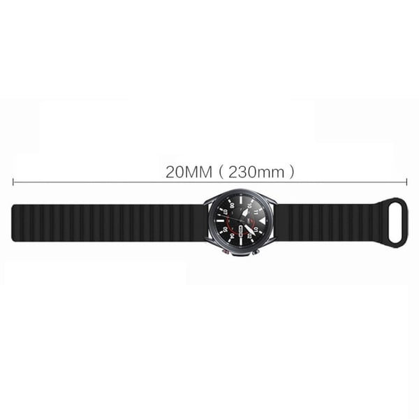 Google Pixel Watch kaksivärinen silikonikellon hihna - Musta