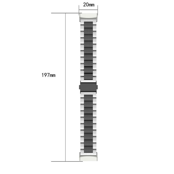 Fitbit Sense 2 / Versa 4 / 3 klokkerem i rustfritt stål - Rose Gull