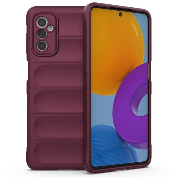 Deksel med mykt grep for Samsung Galaxy M52 5G - Vinrød