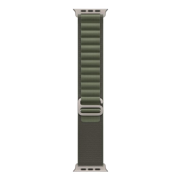 MUTURAL Apple Watch Series 8 (45 mm) / Watch Ultra nylonklokkerem - Grønn
