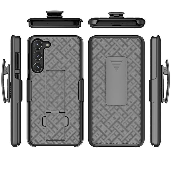 Samsung Galaxy S23 Plus skærmcover i vævet stil