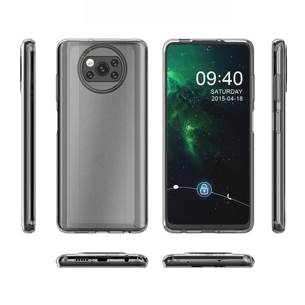 Ultratynt gjennomsiktig etui for Xiaomi Poco X3 / X3 NFC / X3 Pro