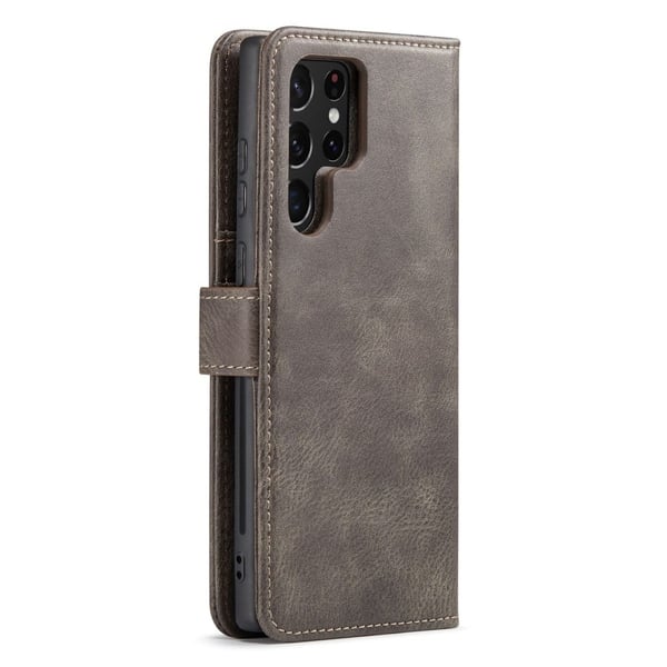 DG.Ming Samsung Galaxy S23 Ultra 2-in-1 Pung Etui - Grå