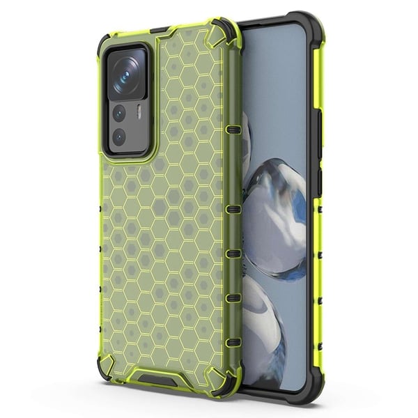 Bofink Honeycomb Xiaomi 12T Pro Etui - Grønn