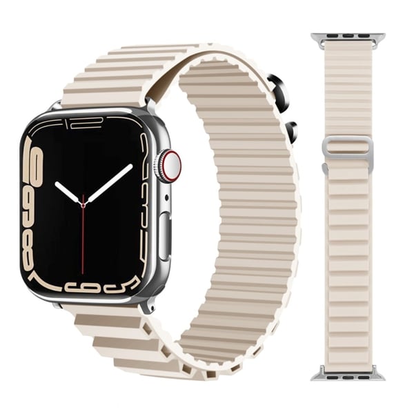 Apple Watch Series 8 (45 mm) / Watch Ultra silikoneurrem - Stjernelys