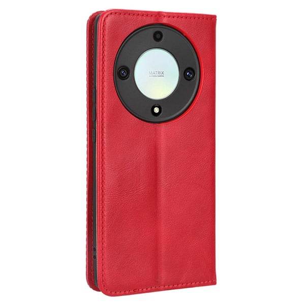 Bofink Vintage Honor Magic5 Lite / X9a / X40 Nahkakotelo - Punainen