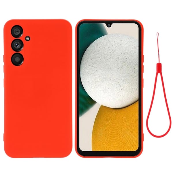 Matte Liquid silikone cover til Samsung Galaxy A34 5G - Rød