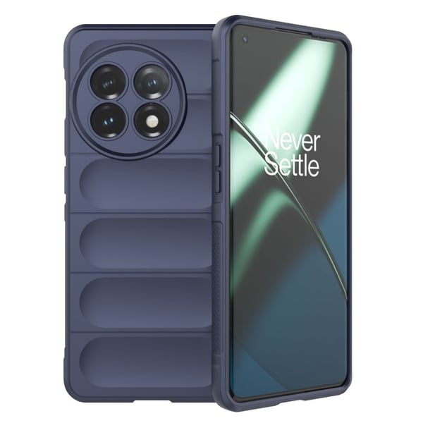 Mjukt greppformat OnePlus 11 skal - Blå