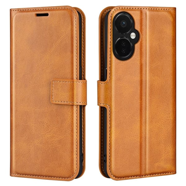 Lompakko Nahkakotelo For OnePlus Nord CE 3 - Keltainen