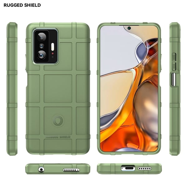 Rugged Shield Suojakotelo Xiaomi 11T / 11T Pro - Vihreä
