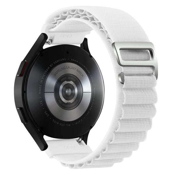 18 mm universal klokkerem i nylon - Hvit 18 mm universal klokkerem i nylon - Hvit