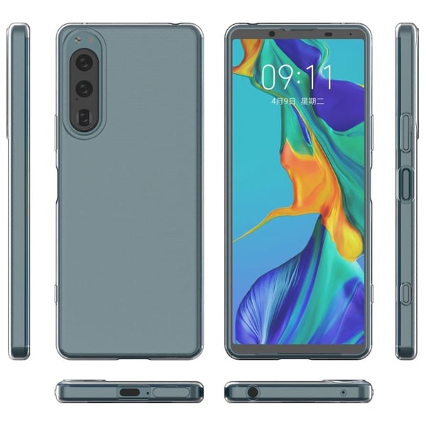 Ultratynt, gjennomsiktig etui til Sony Xperia 5 IV