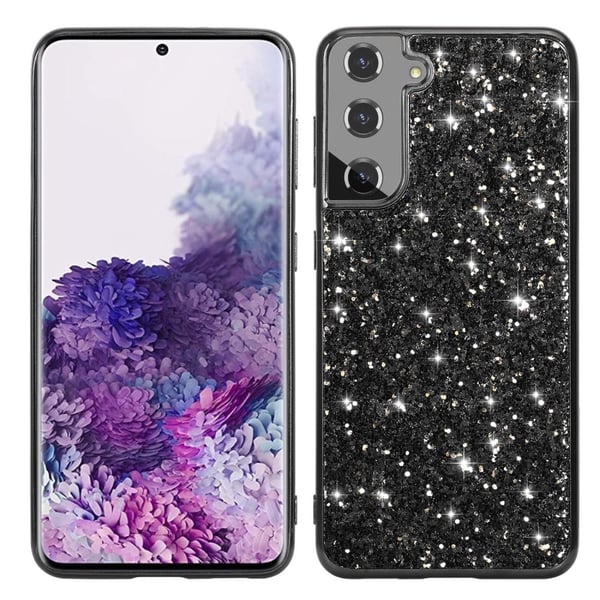 Glitter Samsung Galaxy S23 Suojakotelo - Musta