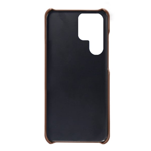 Dual Card Etui Samsung Galaxy S23 Ultra - Brun