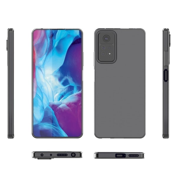 Ultratynt gjennomsiktig etui for Xiaomi Redmi Note 11 Pro 5G / Note 11 Pro