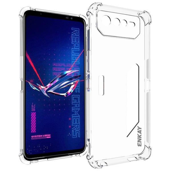 ENKAY gjennomsiktig fallsikkert etui for ASUS ROG Phone 6