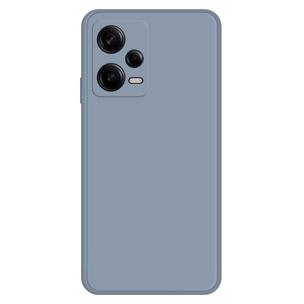 Avfaset anti-drop gummiert deksel for Xiaomi Redmi Note 12 Pro - Gråblå