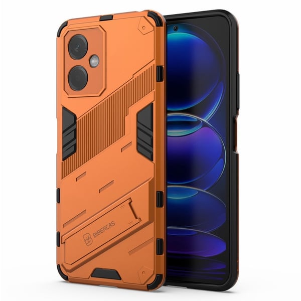 Stöttåligt Xiaomi Redmi Note 12 hybridskal - Orange