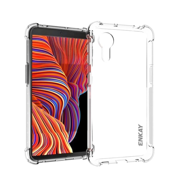 ENKAY gjennomsiktig fallsikkert etui til Samsung Galaxy Xcover 5