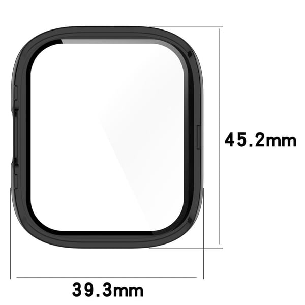 Xiaomi Redmi Band 3 beskyttelsesdeksel med herdet glass - Midnattsblå