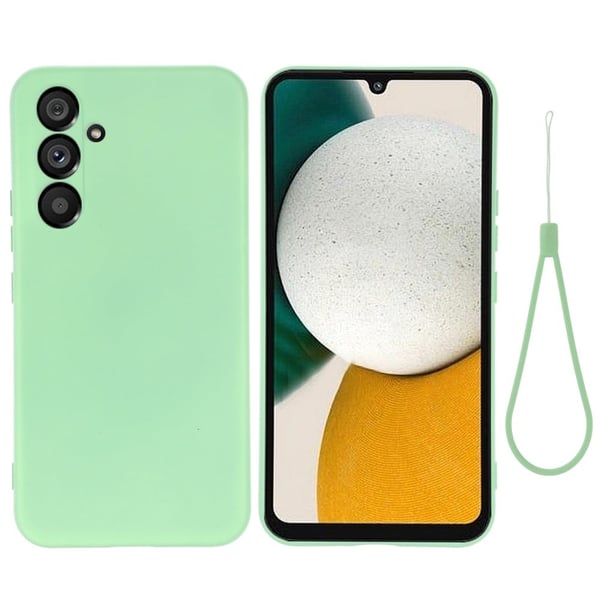Matt flytende silikondeksel for Samsung Galaxy A34 5G - Grønn