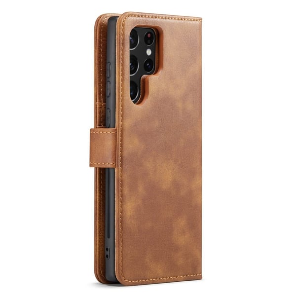 DG.Ming Samsung Galaxy S23 Ultra 2-in-1 Lommebok Etui - Brun