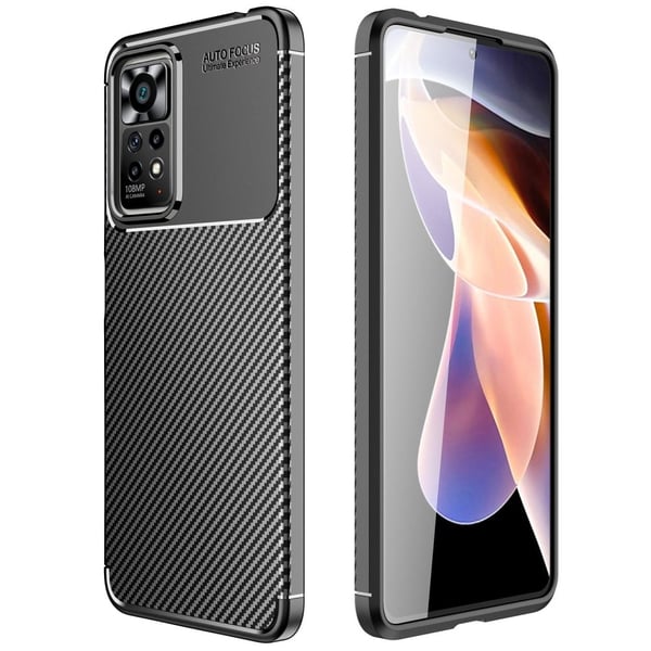 Carbon Shield Xiaomi Redmi Note 11 Pro Plus 5g / 11 Pro 5g Fodral - Svart