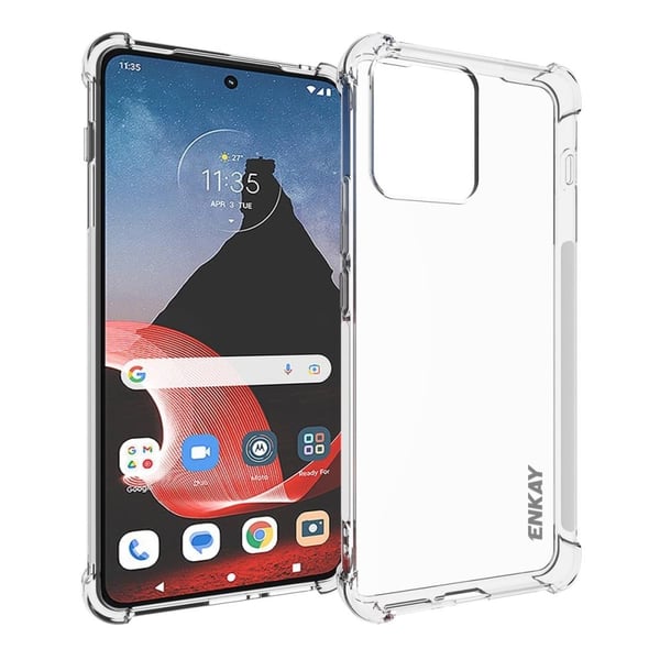 ENKAY gjennomsiktig fallsikkert etui for Motorola ThinkPhone