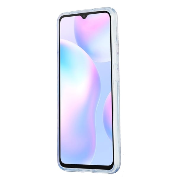 Marble Xiaomi Redmi 9A Etui - Blå