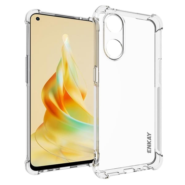 ENKAY gjennomsiktig, fallsikkert etui for Oppo Reno8 T