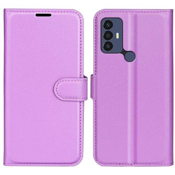 Klassisk Tcl 306 / 305 / 30e / 30se Flip Etui - Lilla