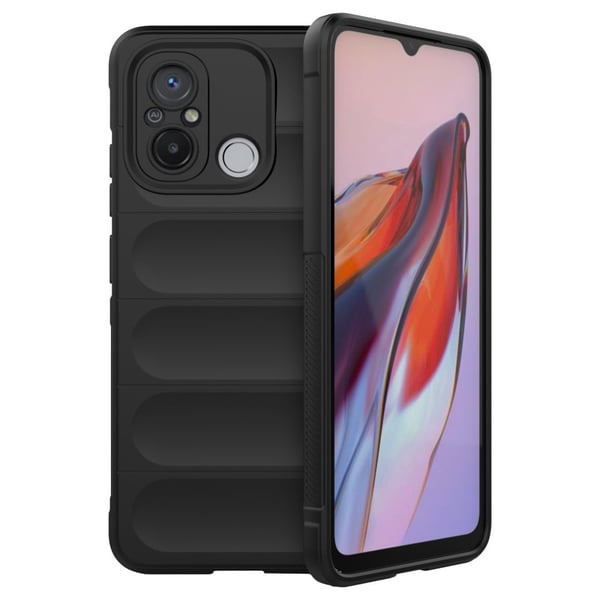Deksel med mykt grep for Xiaomi Poco C55 / Xiaomi Redmi 11A / Xiaomi Redmi 12C - Svart