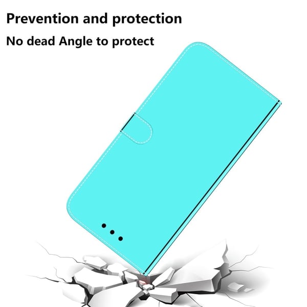 Mirror Xiaomi 13 Flip Etui - Cyan