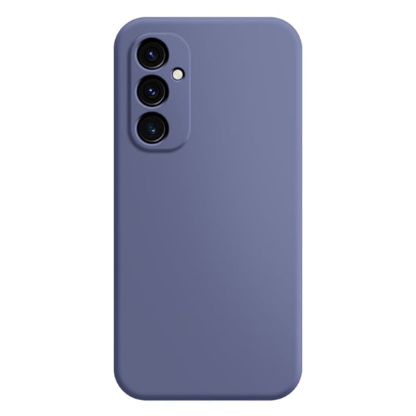 Avfaset gummiert anti-falldeksel for Samsung Galaxy A14 - Gråblå