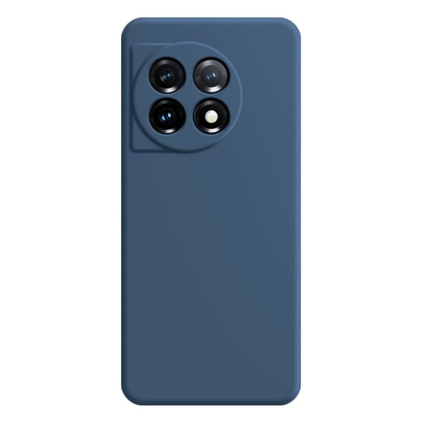 Skrått gummiert anti-fall-deksel for OnePlus 11 - Mørkeblå