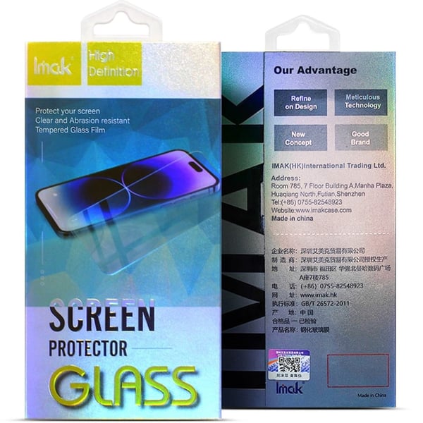 IMAK H skjermbeskytter i herdet glass for Motorola Moto G13 / Motorola Moto G23