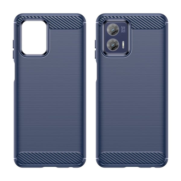Carbon Flex Etui Motorola Moto G73 - Blå