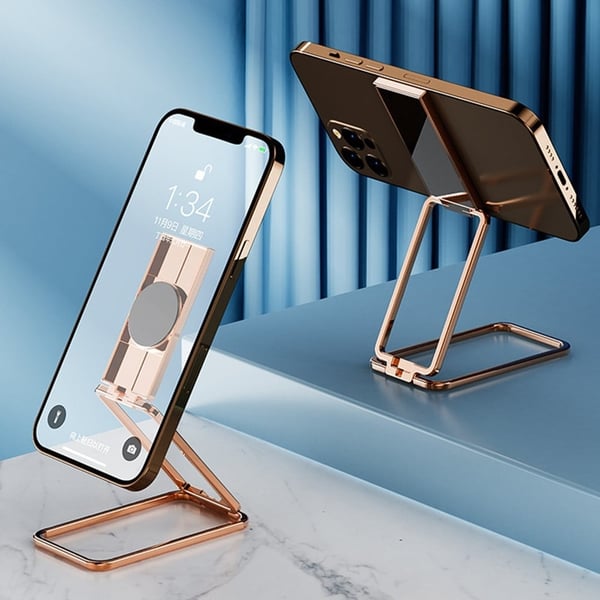 Universalfingerring i zinklegering - telefonfäste - Guld