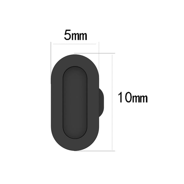 1 stk silikon antistøvplugg for Garmin Forerunner 965 / 265 / 265S - Gul