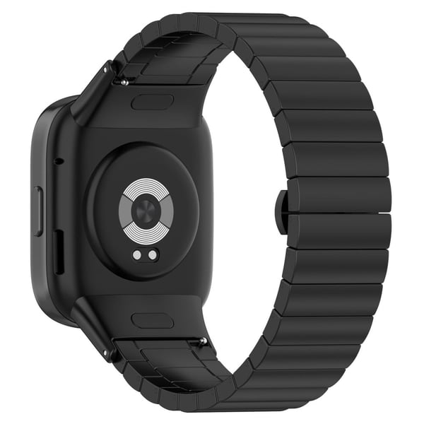 Ruostumattomasta teräksestä valmistettu hihna Xiaomi Redmi Watch 3 / Mi Watch Lite 3 - Musta