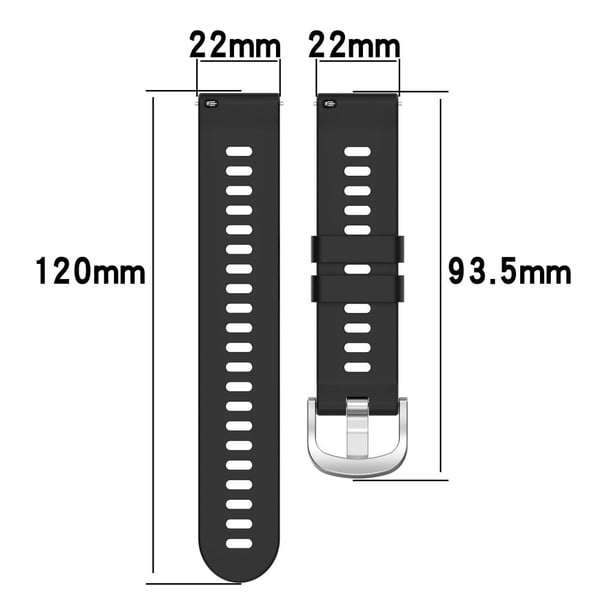 Garmin Forerunner 256 tværstribet silikonestrop - Rødvin